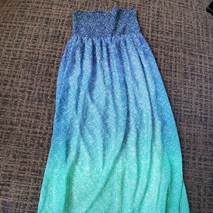 Strapless Maxi Dress
